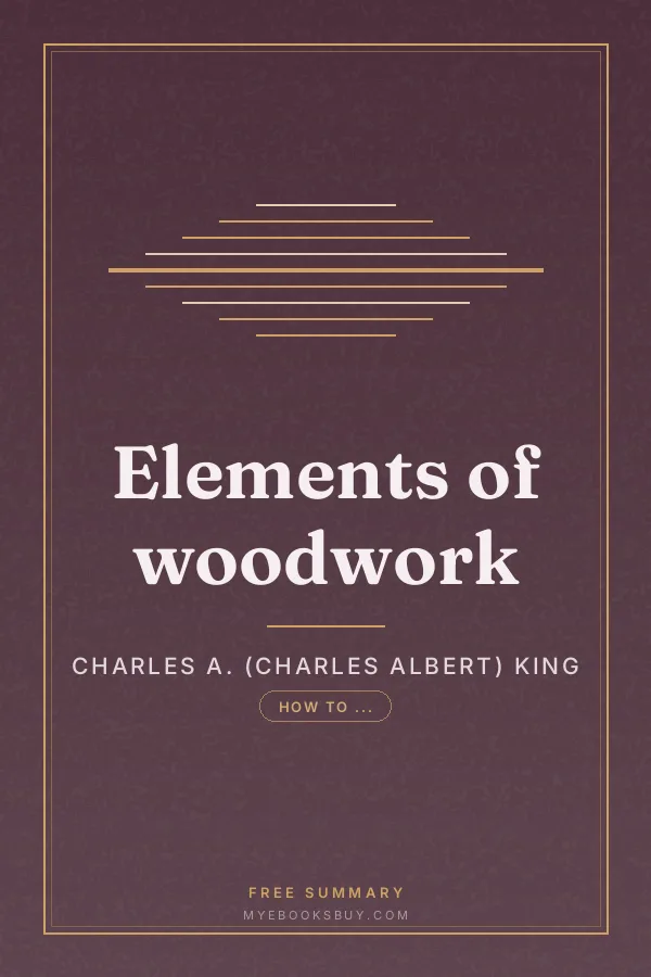 Cover of Elements of woodwork