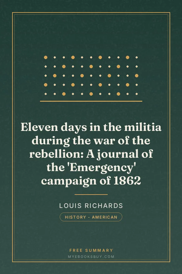 Cover of Eleven days in the militia during the war of the rebellion: A journal of the 'Emergency' campaign of 1862