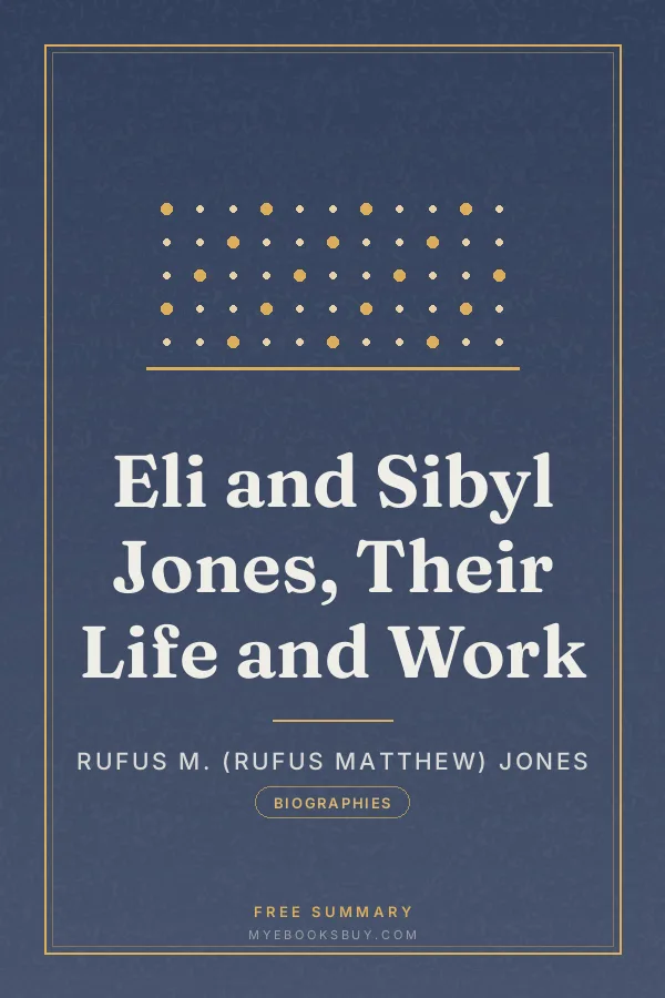 Cover of Eli and Sibyl Jones, Their Life and Work