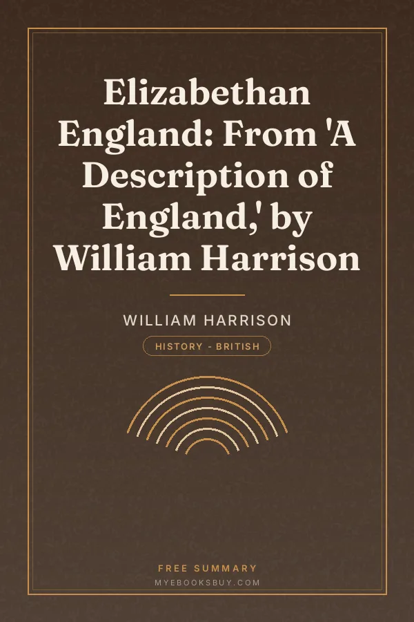 Cover of Elizabethan England: From 'A Description of England,' by William Harrison