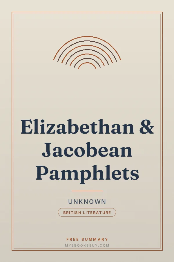 Cover of Elizabethan & Jacobean Pamphlets