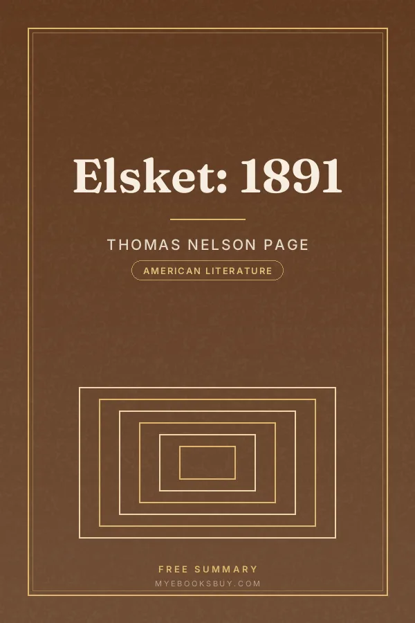 Cover of Elsket: 1891