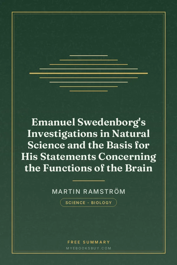 Cover of Emanuel Swedenborg's Investigations in Natural Science and the Basis for His Statements Concerning the Functions of the Brain