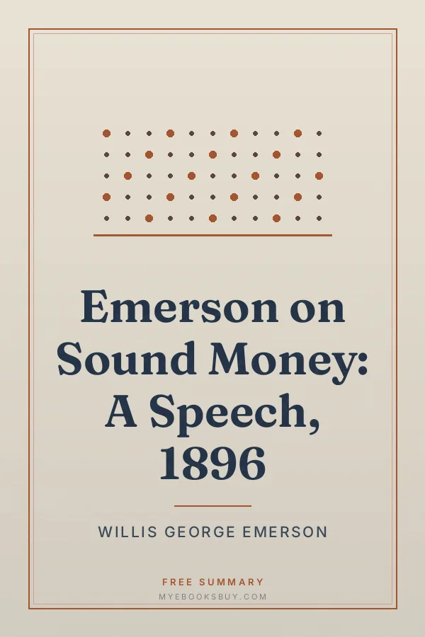 Cover of Emerson on Sound Money: A Speech, 1896
