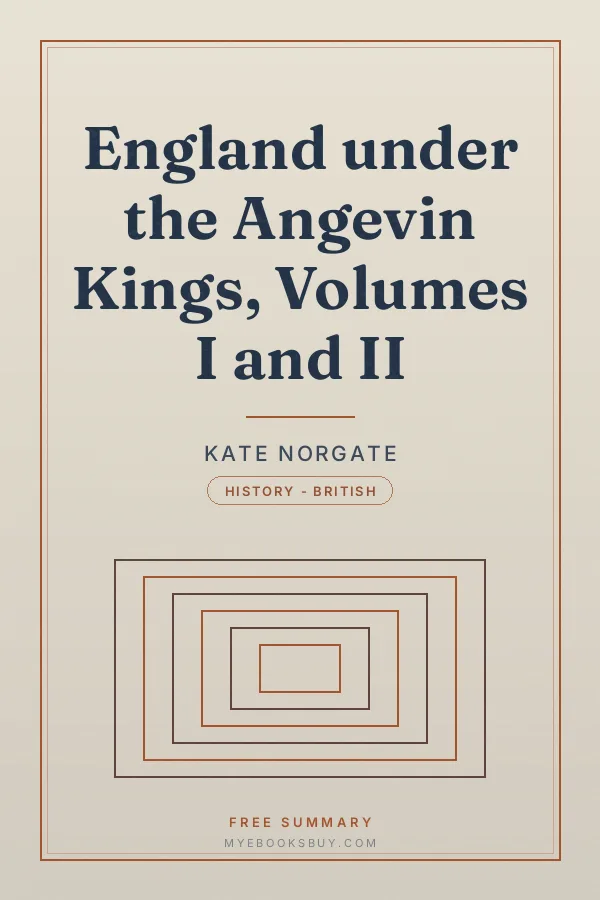 Cover of England under the Angevin Kings, Volumes I and II