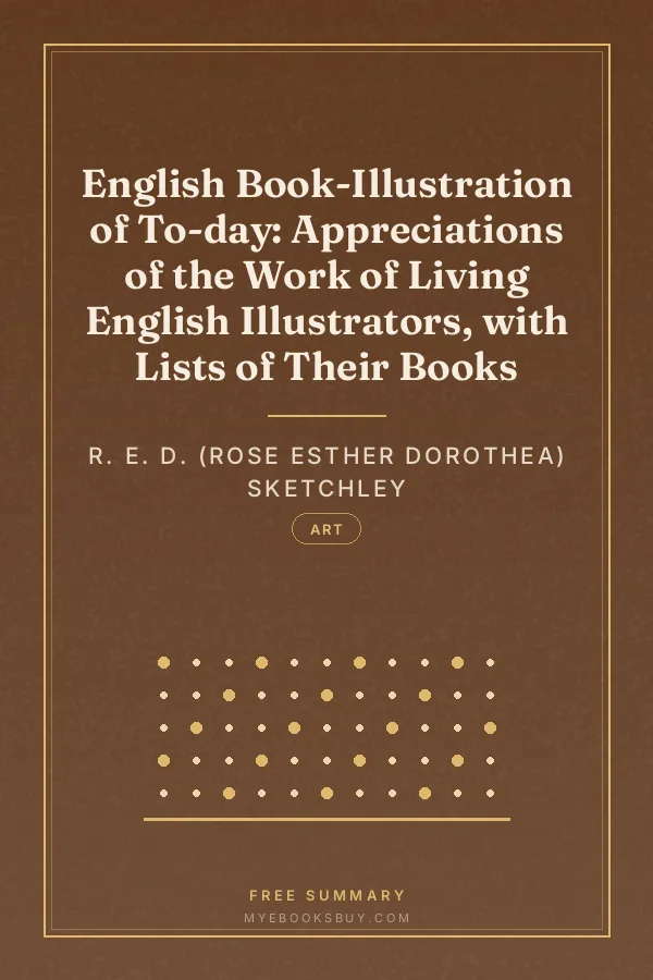 Cover of English Book-Illustration of To-day: Appreciations of the Work of Living English Illustrators, with Lists of Their Books