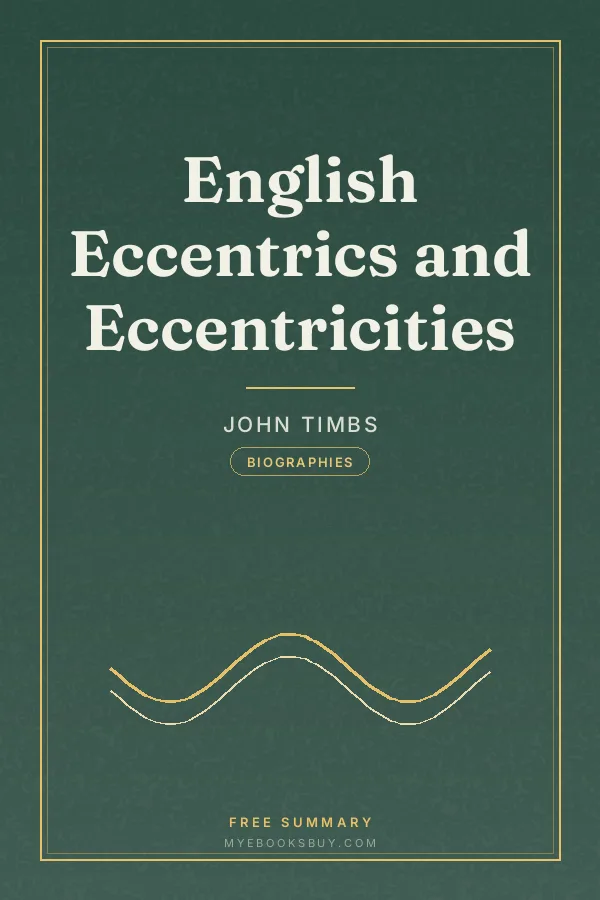 Cover of English Eccentrics and Eccentricities