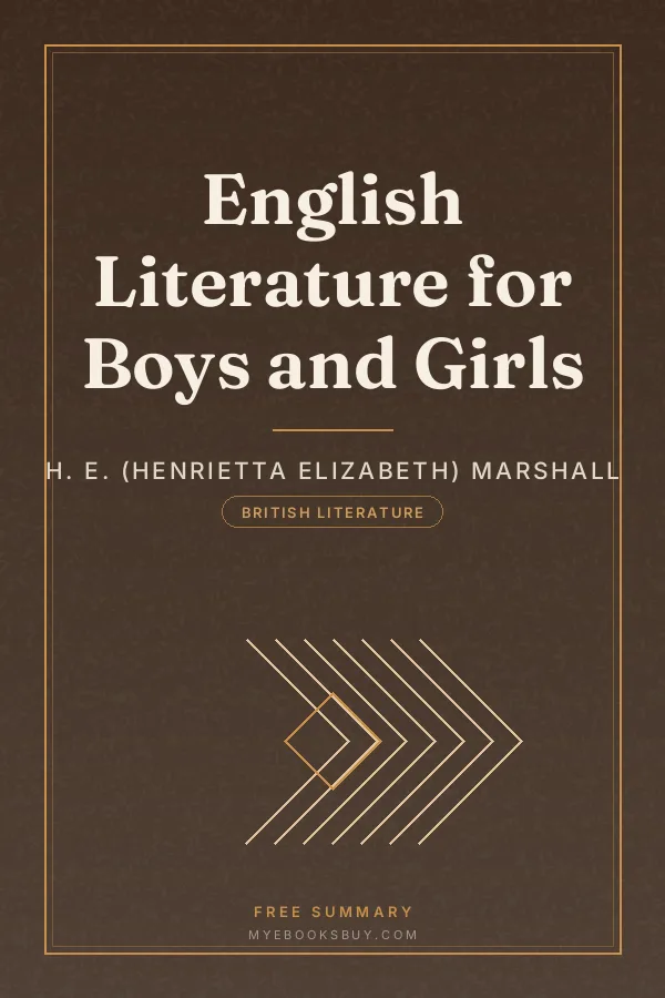 Cover of English Literature for Boys and Girls