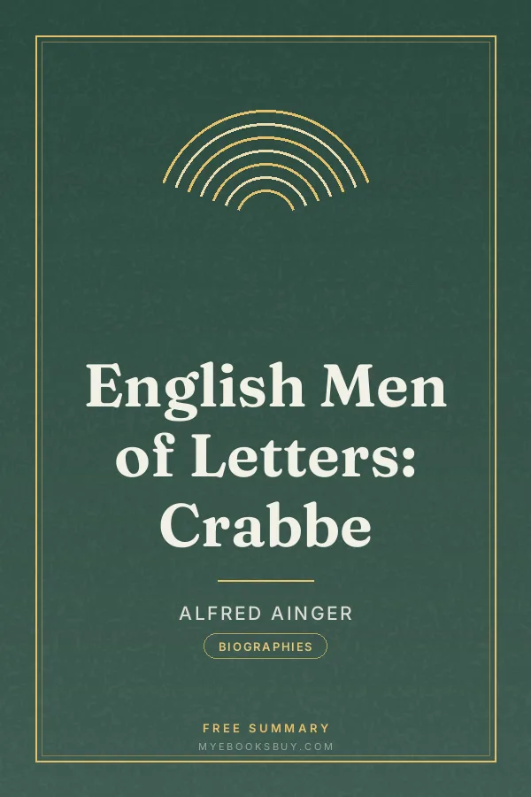 Cover of English Men of Letters: Crabbe