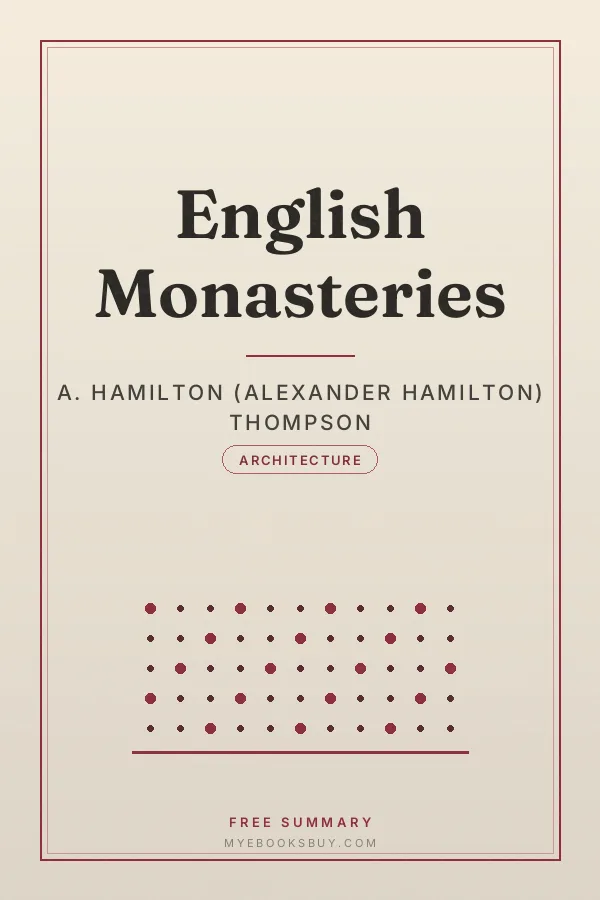 Cover of English Monasteries
