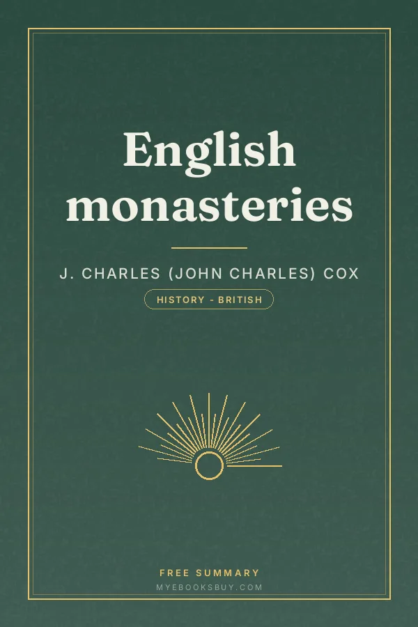 Cover of English monasteries
