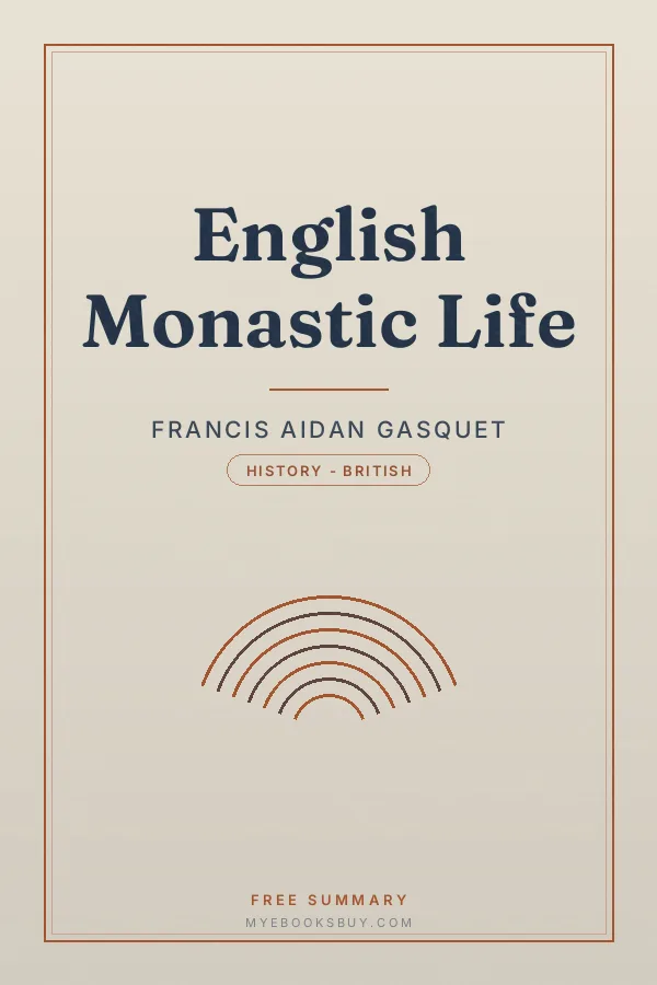 Cover of English Monastic Life
