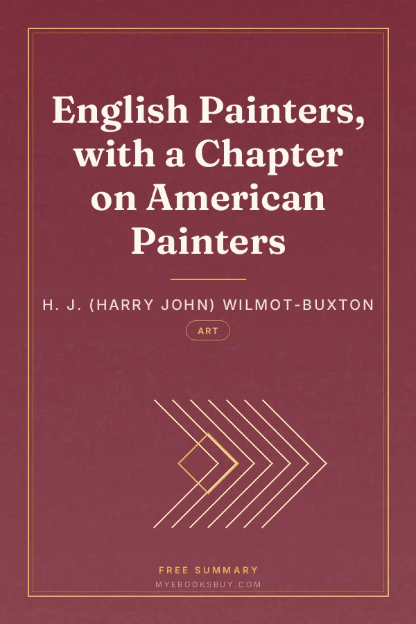 Cover of English Painters, with a Chapter on American Painters
