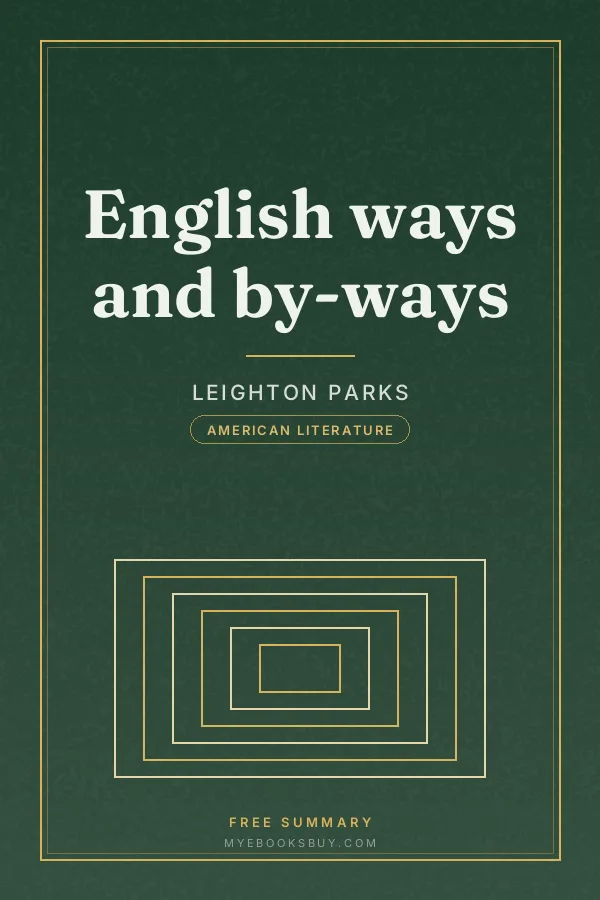 Cover of English ways and by-ways