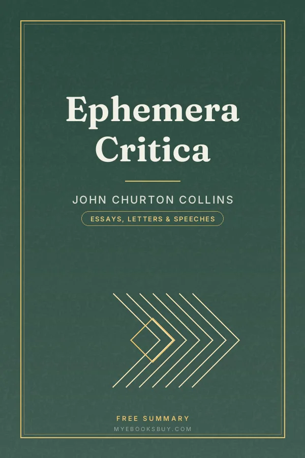 Cover of Ephemera Critica