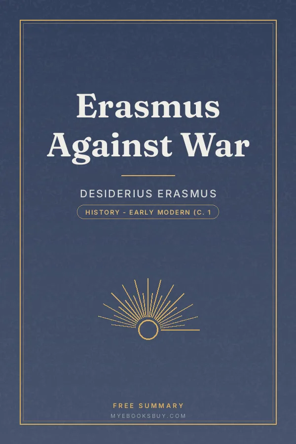 Cover of Erasmus Against War