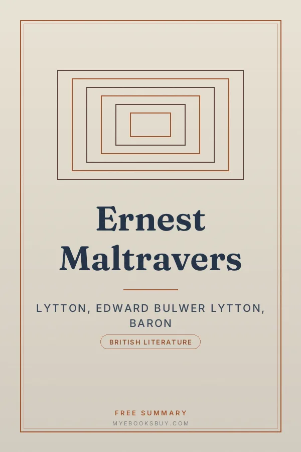 Cover of Ernest Maltravers