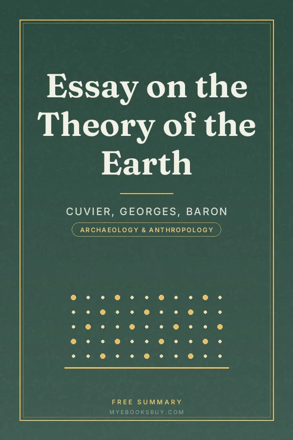 Cover of Essay on the Theory of the Earth