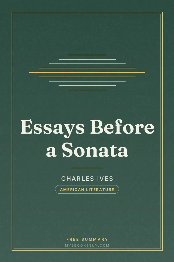 Cover of Essays Before a Sonata