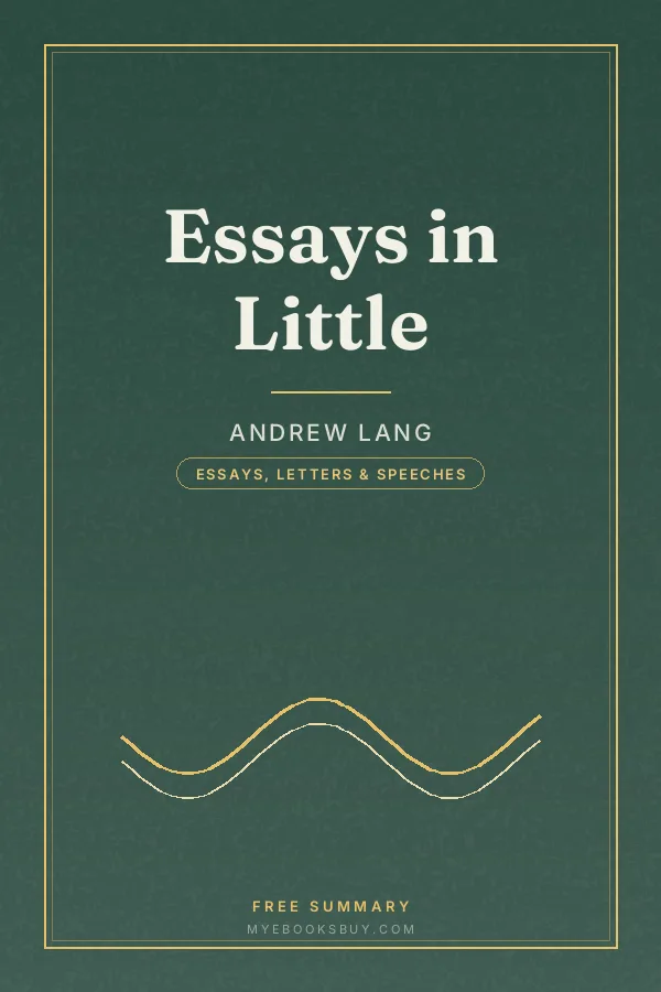 Cover of Essays in Little
