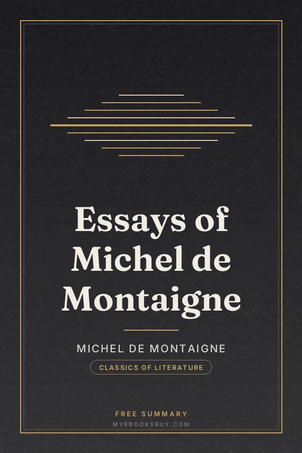 Cover of Essays of Michel de Montaigne