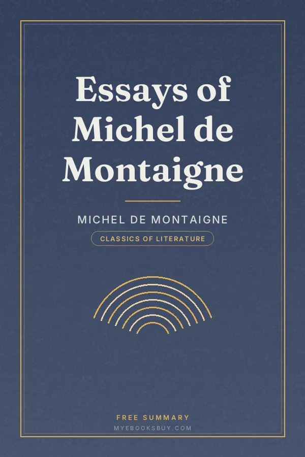 Cover of Essays of Michel de Montaigne