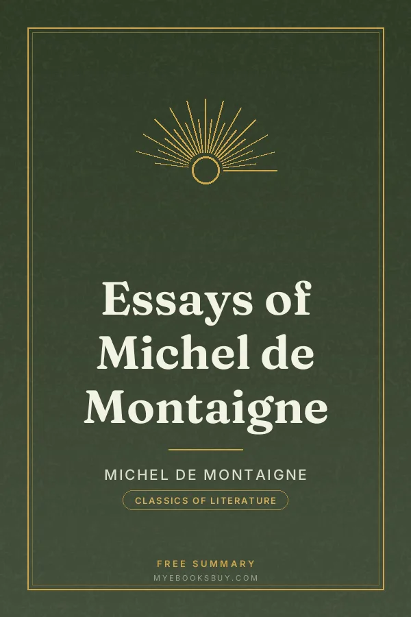 Cover of Essays of Michel de Montaigne