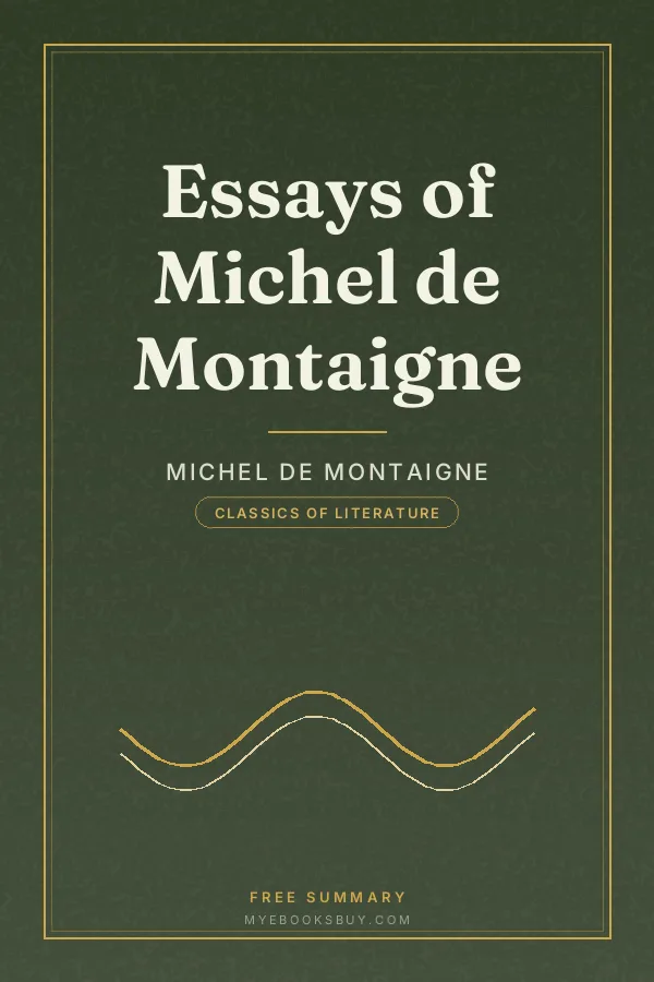 Cover of Essays of Michel de Montaigne