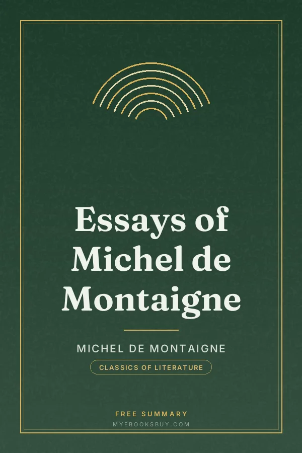Cover of Essays of Michel de Montaigne