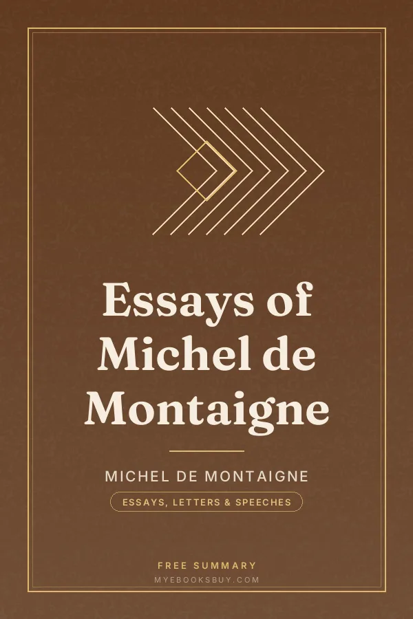 Cover of Essays of Michel de Montaigne