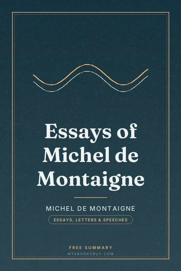 Cover of Essays of Michel de Montaigne
