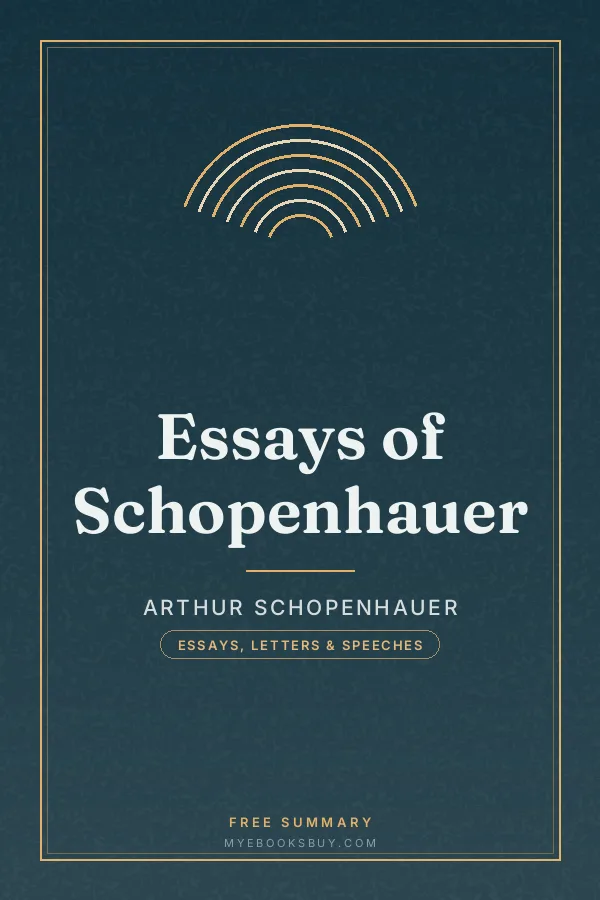 Cover of Essays of Schopenhauer
