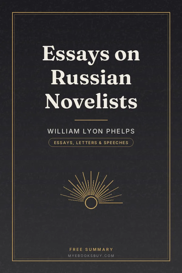 Cover of Essays on Russian Novelists
