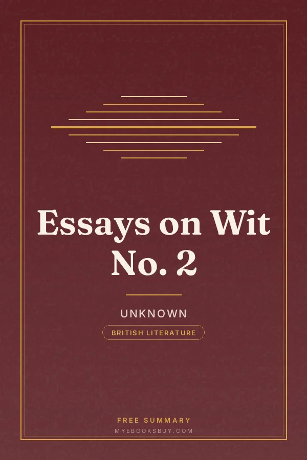 Cover of Essays on Wit No. 2