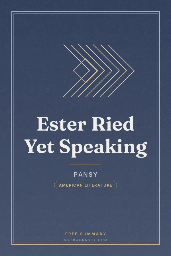 Cover of Ester Ried Yet Speaking