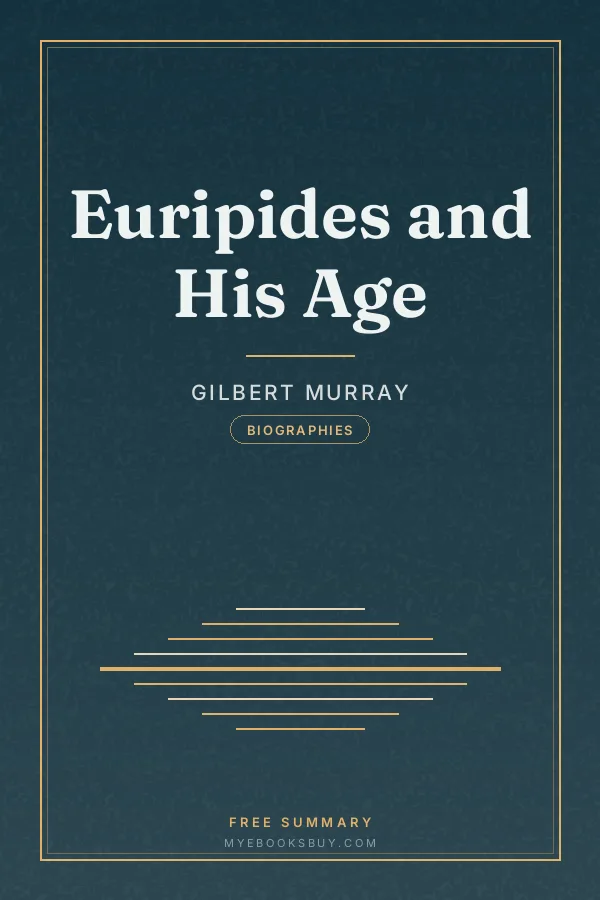 Cover of Euripides and His Age