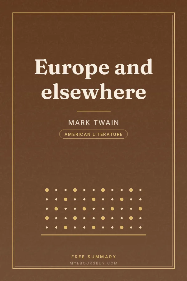 Cover of Europe and elsewhere