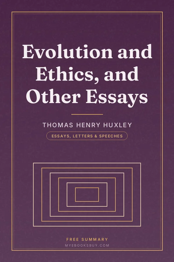 Cover of Evolution and Ethics, and Other Essays