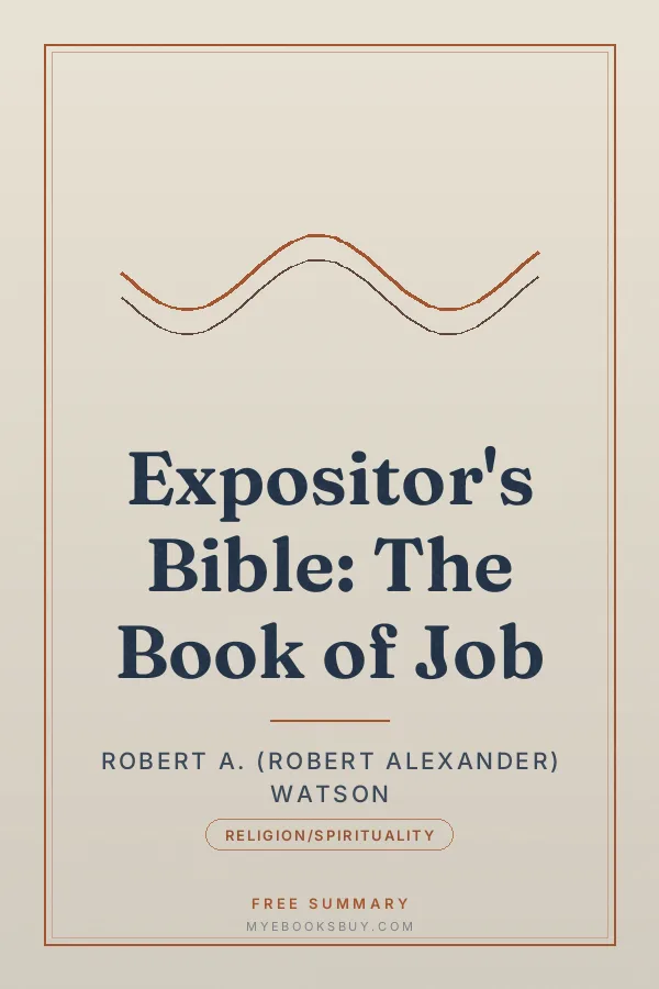 Cover of Expositor's Bible: The Book of Job
