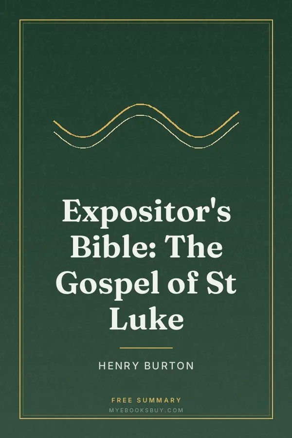 Cover of Expositor's Bible: The Gospel of St Luke