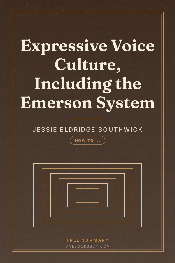Cover of Expressive Voice Culture, Including the Emerson System