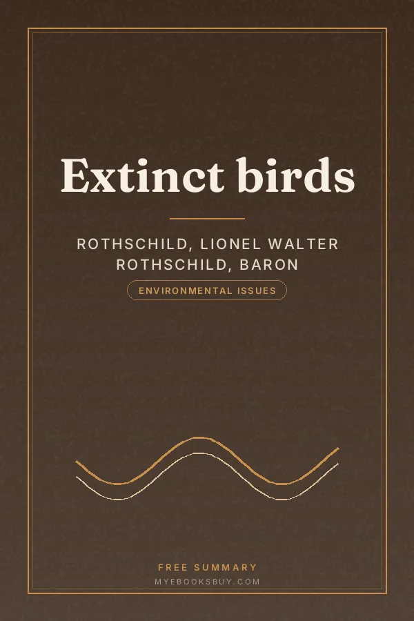 Cover of Extinct birds