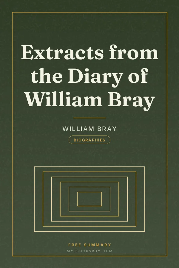 Cover of Extracts from the Diary of William Bray