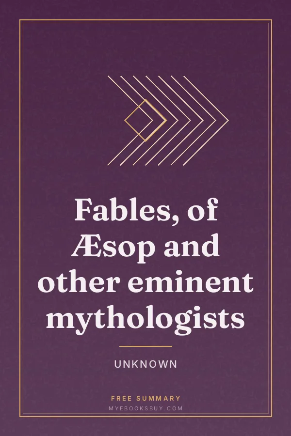 Cover of Fables, of Æsop and other eminent mythologists