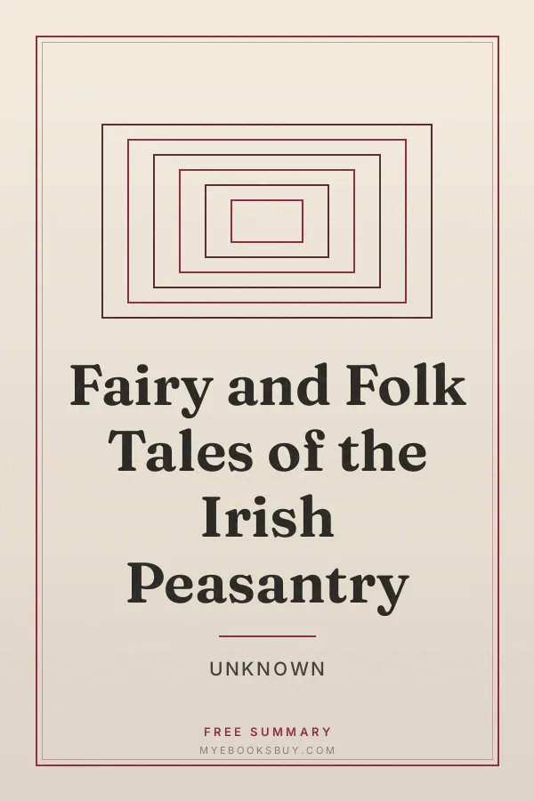 Cover of Fairy and Folk Tales of the Irish Peasantry