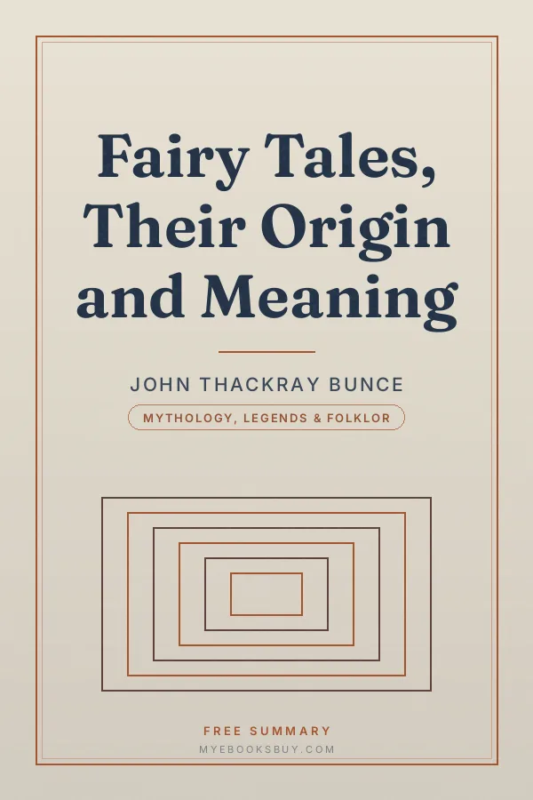 Cover of Fairy Tales, Their Origin and Meaning