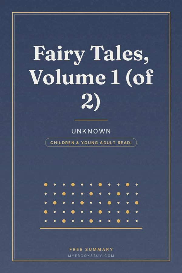 Cover of Fairy Tales, Volume 1 (of 2)