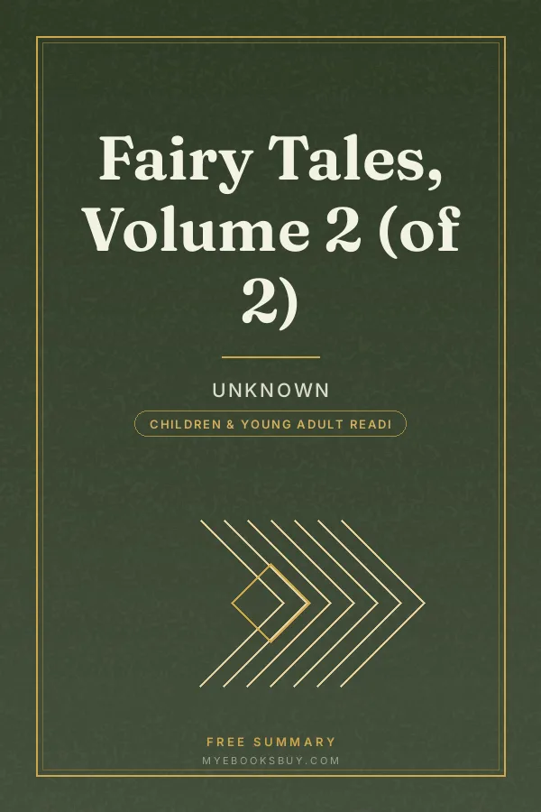 Cover of Fairy Tales, Volume 2 (of 2)