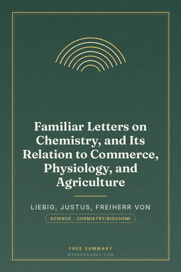 Cover of Familiar Letters on Chemistry, and Its Relation to Commerce, Physiology, and Agriculture