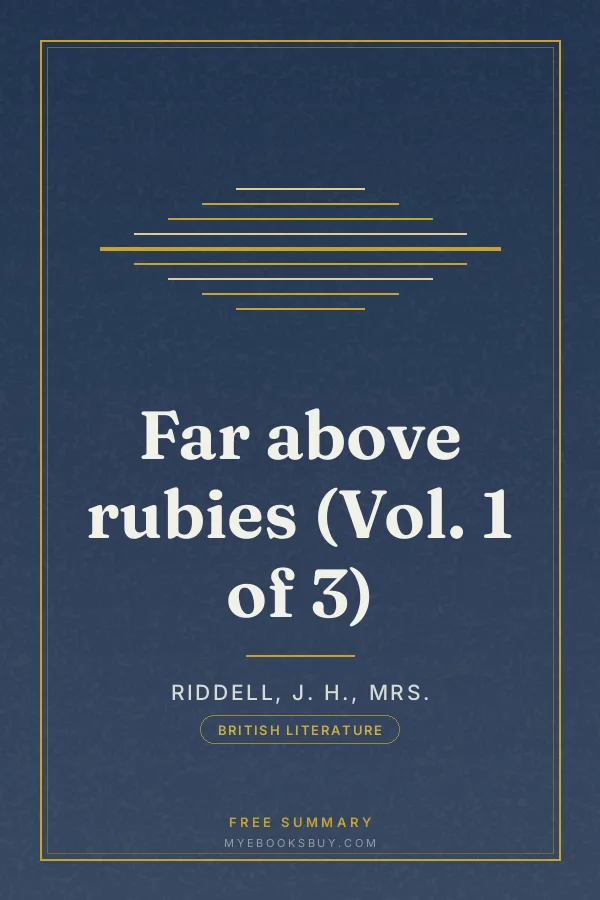 Cover of Far above rubies (Vol. 1 of 3)